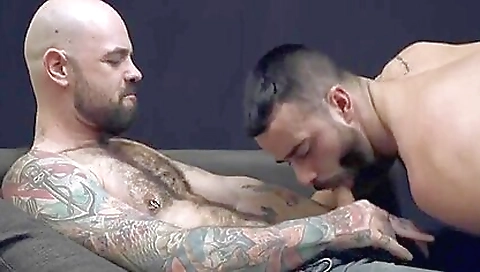 Chokolate and cum on my friend's big cock Chokolate and cum on my friend's big cock